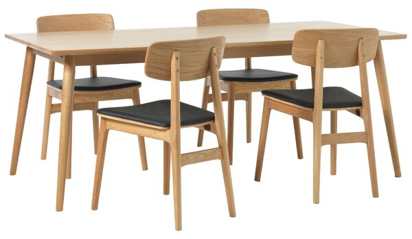 -25 % Dny MOMENTI– Unique Furniture Dubový jídelní stůl Barrali 190 x 90 cm