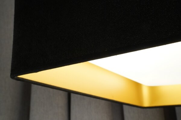 Brilagi-LED Stmívatelné svítidlo VELVET SQUARE LED/36W/230V Wi-Fi Tuya+DO černá