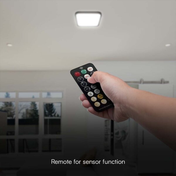 LED Koupelnové stropní svítidlo se senzorem LED/18W/230V IP44 4000K 29x29 cm +DO