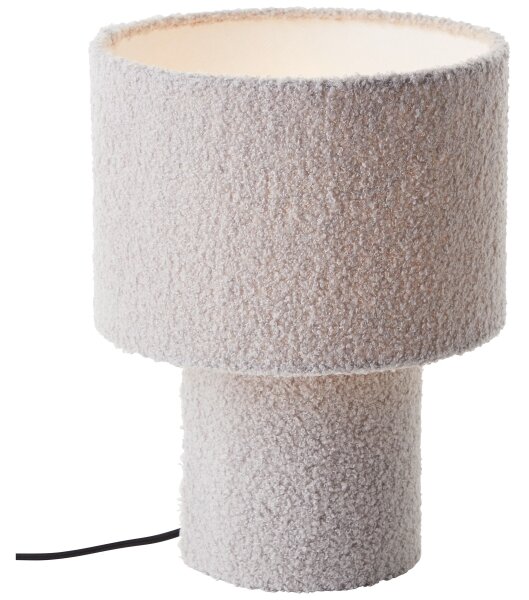 Brilliant - Stolní lampa TEDDY 1xE27/20W/230V šedá