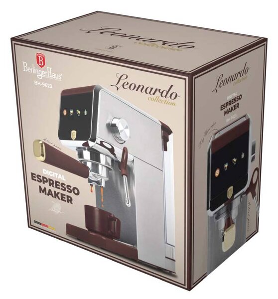 Automatický a pákový kávovar digitální 2v1 Leonardo Collection