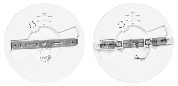 Ecolite WPCB2-18W/BI - LED Panel LEXA LED/6/12/18W/230V bílá