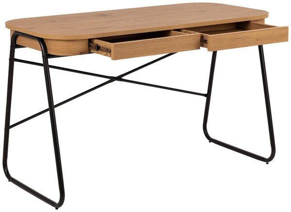 PSACÍ STŮL, barvy dubu, 120/60/75 cm MID.YOU - Online Only psací stoly, Online Only