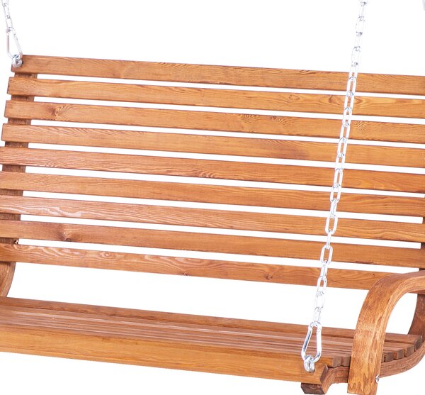 Houpačka NOVARA Modřínové dřevo Hnědá