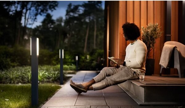 Philips - LED Venkovní lampa STRATOSPHERE LED/3,8W/230V 77 cm 2700K IP44