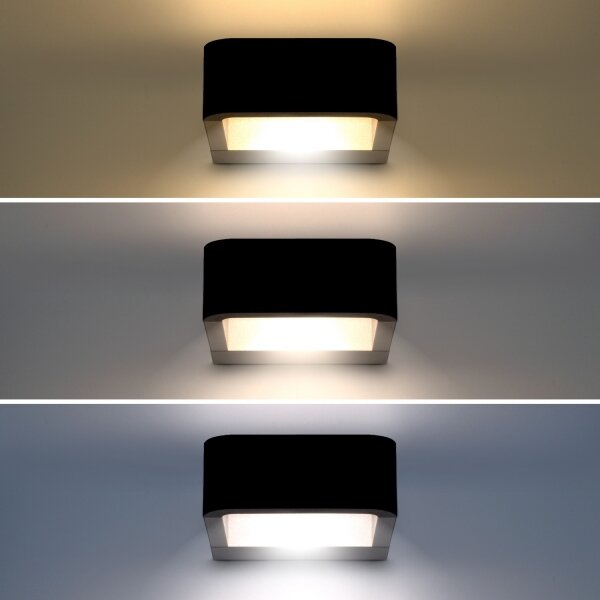 Brilagi - LED Venkovní svítidlo BARI LED/7W/230V 3000/4000/6000K černá IP54