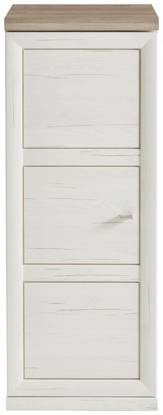 SKŘÍŇ NA ŠANONY, šedá, bílá, 50,6/131,6/43 cm Hom`in - Regály na šanony
