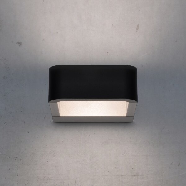 Brilagi - LED Venkovní svítidlo BARI LED/7W/230V 3000/4000/6000K černá IP54