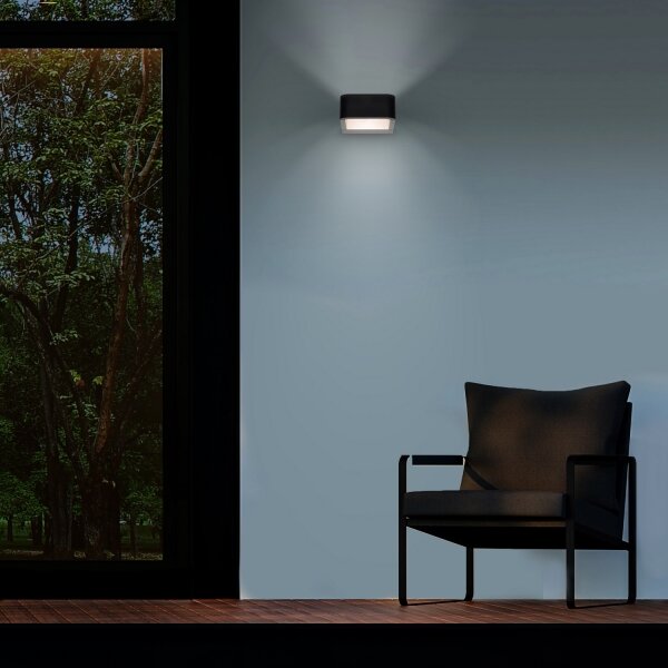 Brilagi - LED Venkovní svítidlo BARI LED/7W/230V 3000/4000/6000K černá IP54