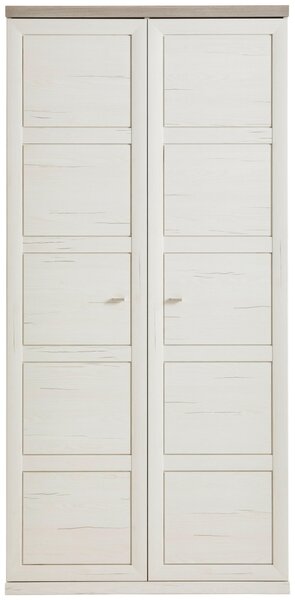 SKŘÍŇ NA ŠANONY, šedá, bílá, 100,8/209,2/43 cm Hom`in - Regály na šanony