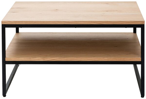 KONFERENČNÍ STOLEK, černá, barvy dubu, dřevo, kov, kompozitní dřevo, 80/70/45 cm MID.YOU - Konferenční stolky, Online Only