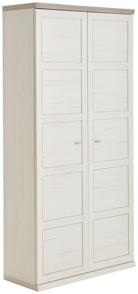 SKŘÍŇ NA ŠANONY, šedá, bílá, 100,8/209,2/43 cm Hom`in - Regály na šanony