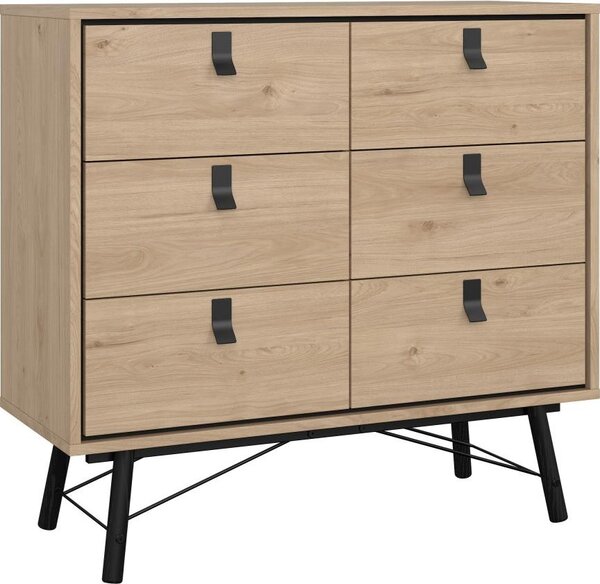 Tvilum Komoda Rainy 102 cm se zásuvkami hickory Jacson