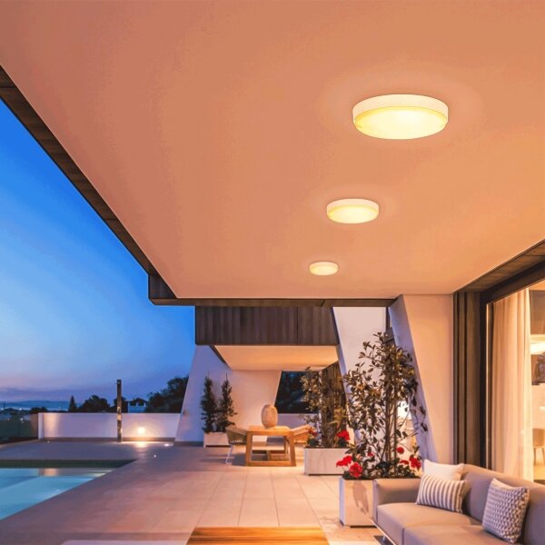 Aigostar - LED Solární stropní svítidlo LED/3,2V 3000K/4000K/6500K IP65 + DO