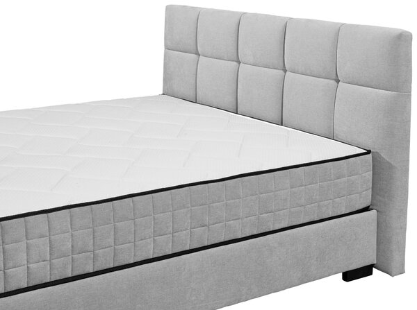 AMERICKÁ POSTEL, 160/200 cm, světle šedá MID.YOU - Postele s úložným prostorem, Online Only