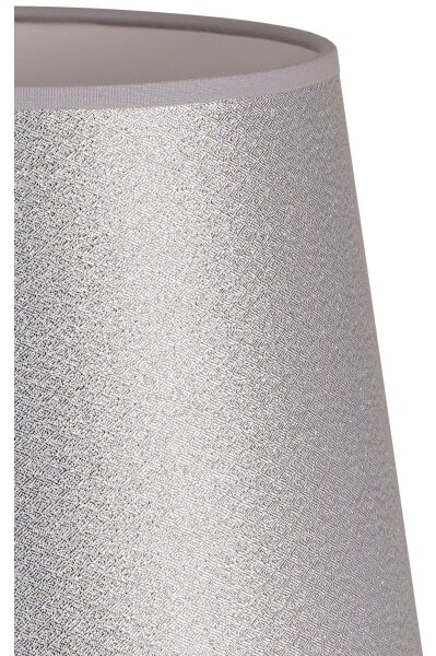 Duolla - Stínidlo k stolní lampě CLASSIC M E27 pr. 24 cm stříbrná