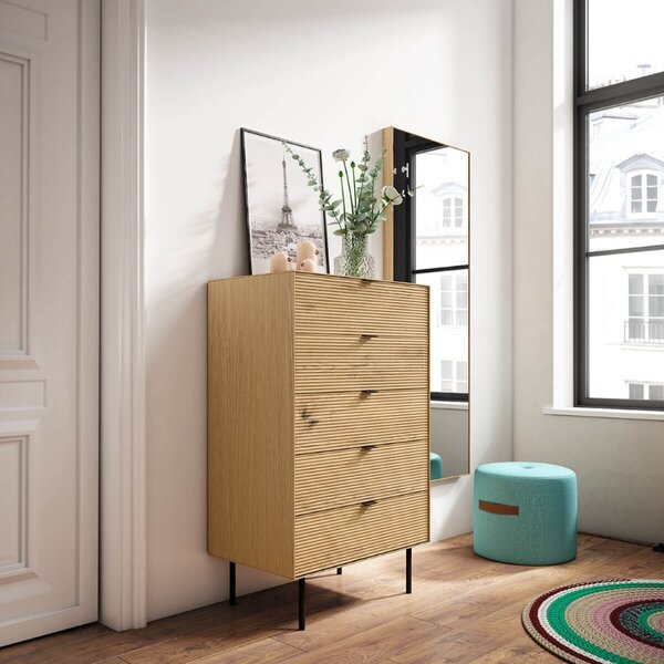 -25 % Dny MOMENTI– Dubová komoda Somcasa Tulsa 70 x 40 cm