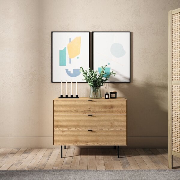 Dubová komoda Somcasa Tulsa 100 x 40 cm