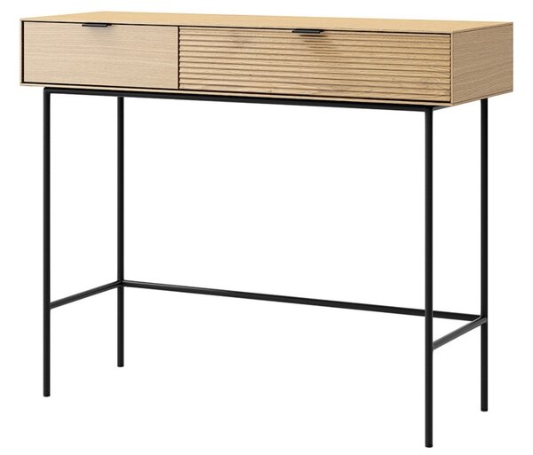 Dubový toaletní stolek Somcasa Tulsa 100 x 35 cm