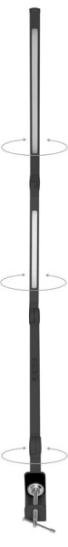 Ecolite LU19WT-CR-LED Stmívatelná stolní lampa SPACE LED/8W + LED/11W/230V černá