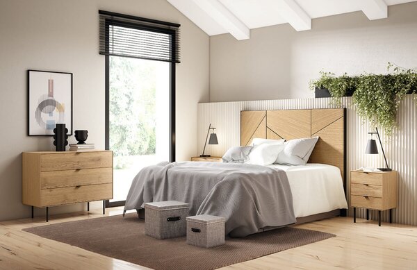 Dubová komoda Somcasa Tulsa 100 x 40 cm