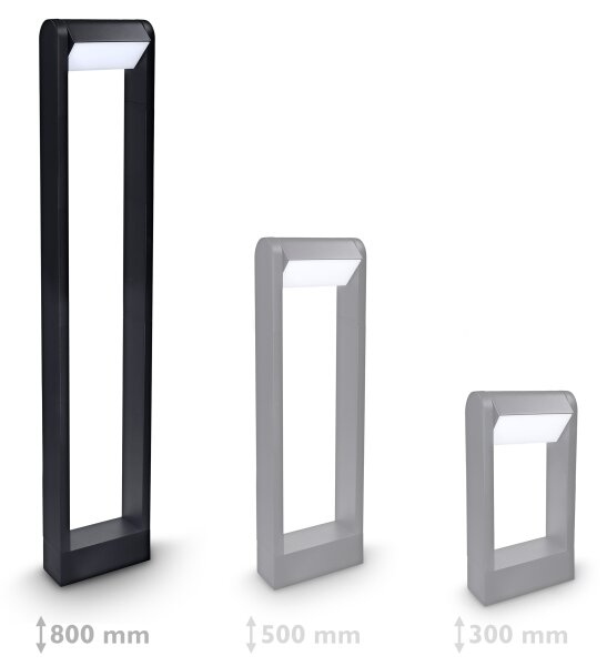 Brilagi - LED Venkovní lampa CROTONE LED/7W/230V černá IP54 80 cm