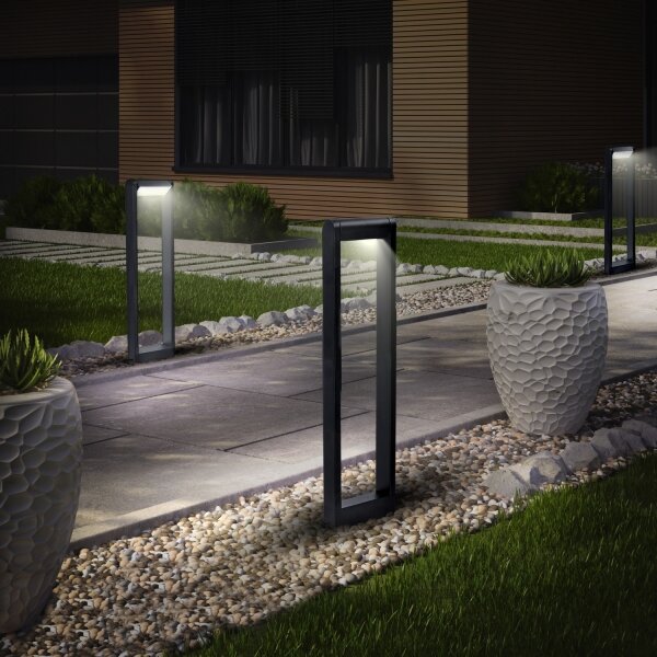 Brilagi - LED Venkovní lampa CROTONE LED/7W/230V černá IP54 80 cm