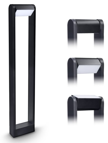 Brilagi - LED Venkovní lampa CROTONE LED/7W/230V černá IP54 80 cm