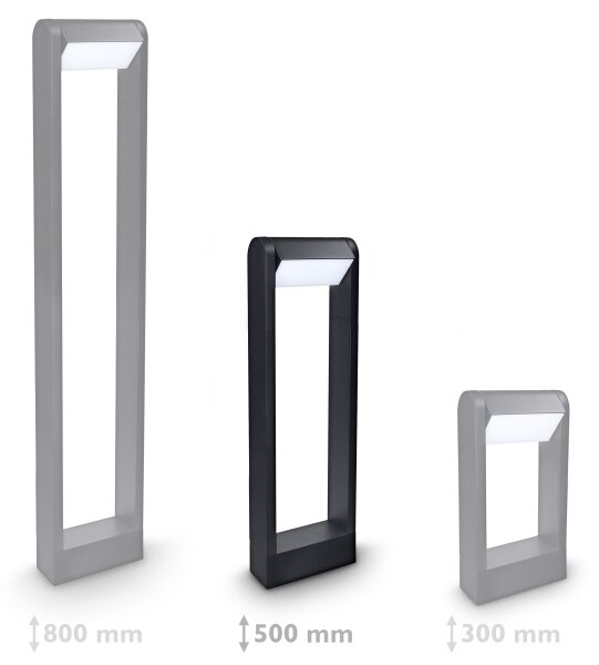 BRILAGI - LED Venkovní lampa CROTONE LED/7W/230V černá IP54 50 cm