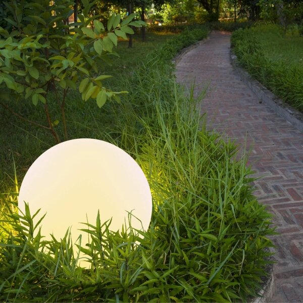 LED RGBW Solární lampa BALL LED/3,2V 500 mAh pr. 20 cm IP65 + dálkové ovládání