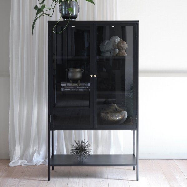 Unique Furniture Kovová vitrína Carmel 160 x 90 cm