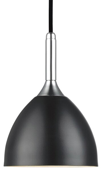 Černé kovové závěsné světlo Halo Design Bellevue II. 14 cm