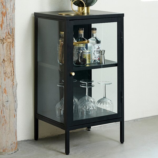 Unique Furniture Kovová vitrína Carmel 85 x 45 cm