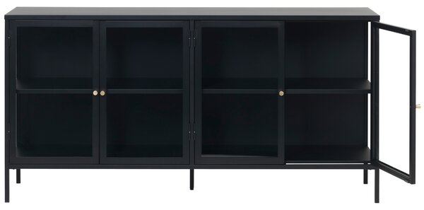 Unique Furniture Kovová vitrína Carmel 85 x 170 cm