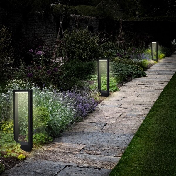 Brilagi - LED Venkovní lampa RAGUSA LED/7W/230V 3000/4000/6000K černá IP54 50 cm