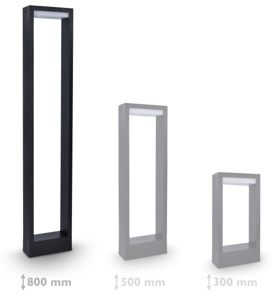 Brilagi-LED Venkovní lampa BARI LED/7W/230V 3000/4000/6000K antracit IP54 80 cm