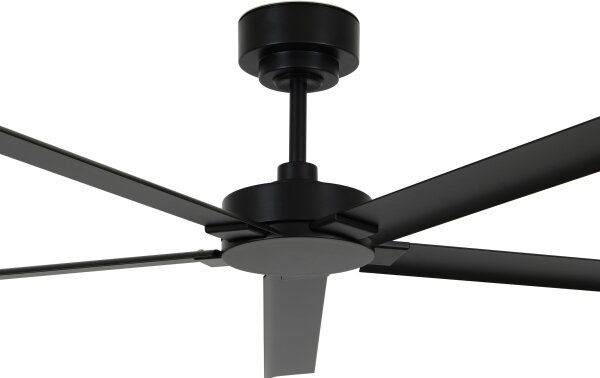Lucci air 21616149 - Stropní ventilátor MONZA IP55 černá + dálkové ovládání
