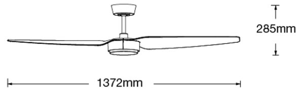 Lucci air 21615349 - Stropní ventilátor CONDOR bílá + dálkové ovládání