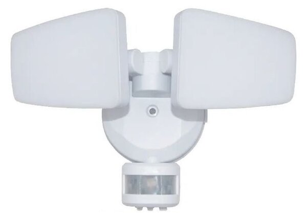 LED Venkovní reflektor se senzorem LED/24W/230V 3000/4000/6000K IP54 bílá