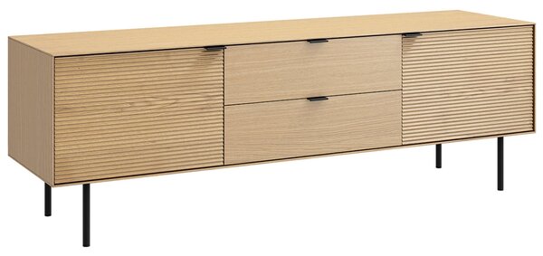 Dubový TV stolek Somcasa Tulsa 160 x 40 cm