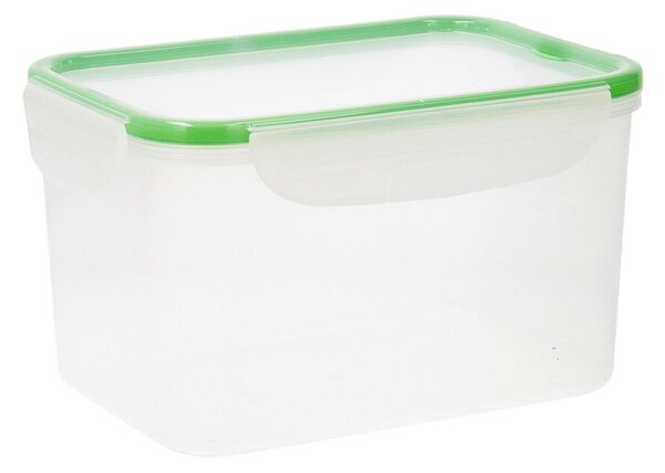 Kazeta na obědy Quid Greenery 2,8 L Transparentní Plastické (4 kusů) (Pack 4x)