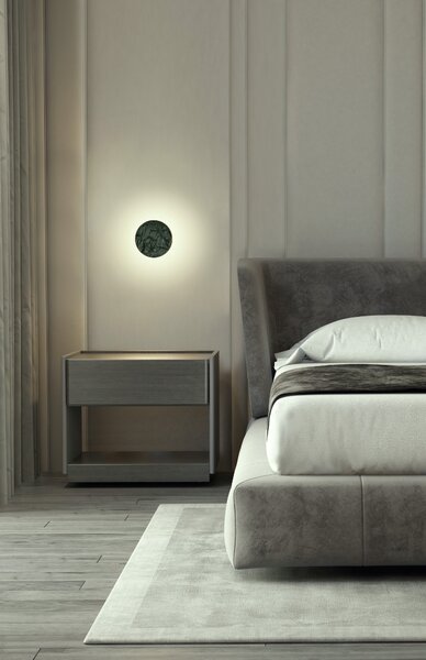 ACB Iluminacion Nástěnné LED svítidlo CHAMALEON, Ø 15cm, 10,5W, CRI90,3000K Disk: Červený mech