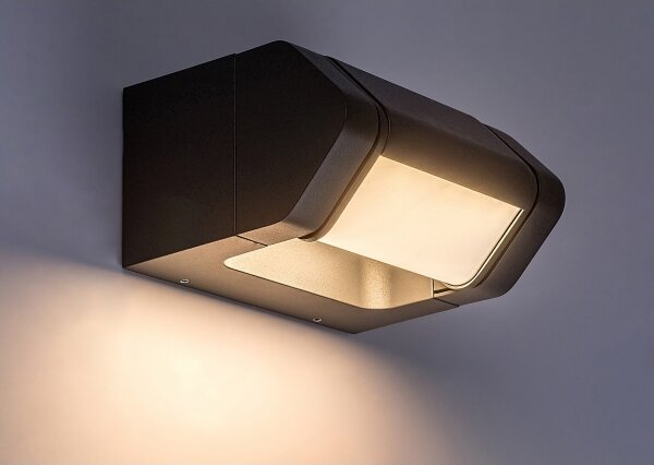 Rabalux 77103 - LED Venkovní nástěnné svítidlo MEDNA LED/8W/230V IP54 antracit