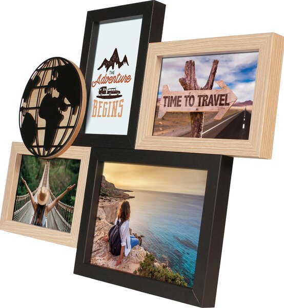 RÁM NA OBRAZOVÉ KOLÁŽE, 4 foto 13 cm x 18 cm - Fotorámečky na více fotek, Online Only