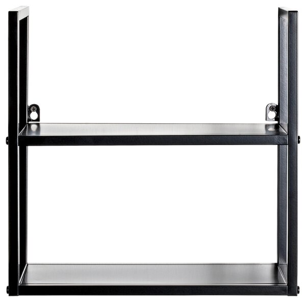 NÁSTĚNNÝ REGÁL, černá, 36/36/15 cm - Online Only regály & police, Online Only