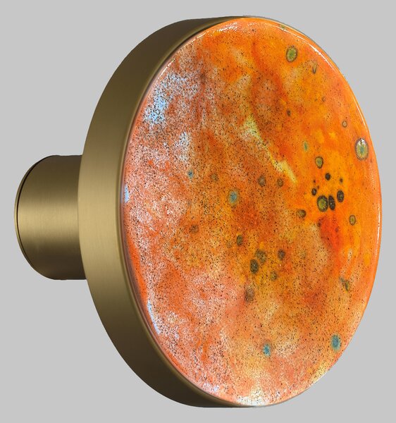 ACB Iluminacion Nástěnné LED svítidlo CHAMALEON, Ø 15cm, 10,5W, CRI90,3000K Disk: Červený mech
