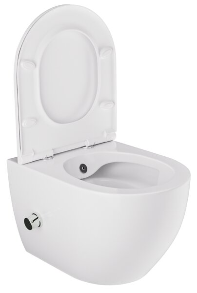 UPTrend Závěsná WC mísa s funkcí bidetu MONESI TR2239 včetně Soft-Close sedátka, bílá lesk