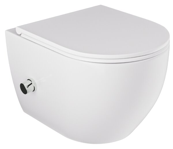 UPTrend Závěsná WC mísa s funkcí bidetu MONESI TR2239 včetně Soft-Close sedátka, bílá lesk