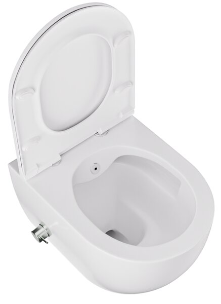 UPTrend Závěsná WC mísa s funkcí bidetu MONESI TR2239 včetně Soft-Close sedátka, bílá lesk
