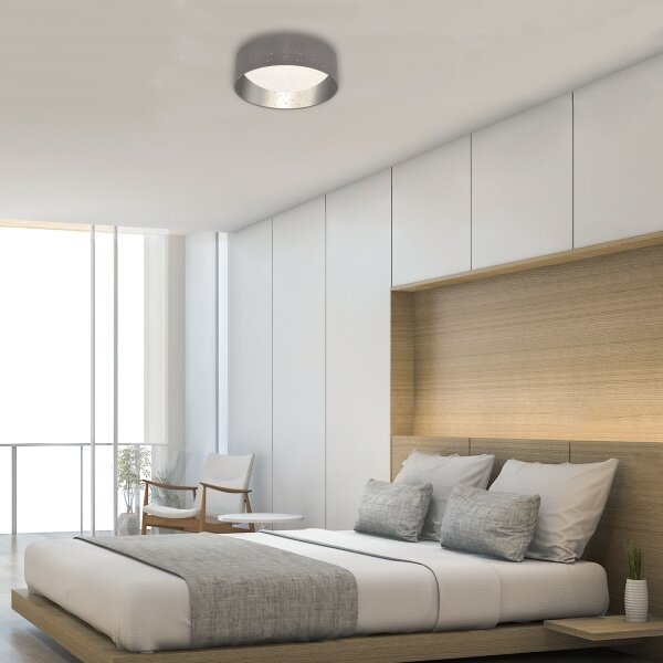 Briloner 3482014 - LED Stropní svítidlo STARRY LED/12W/230V šedá/stříbrná